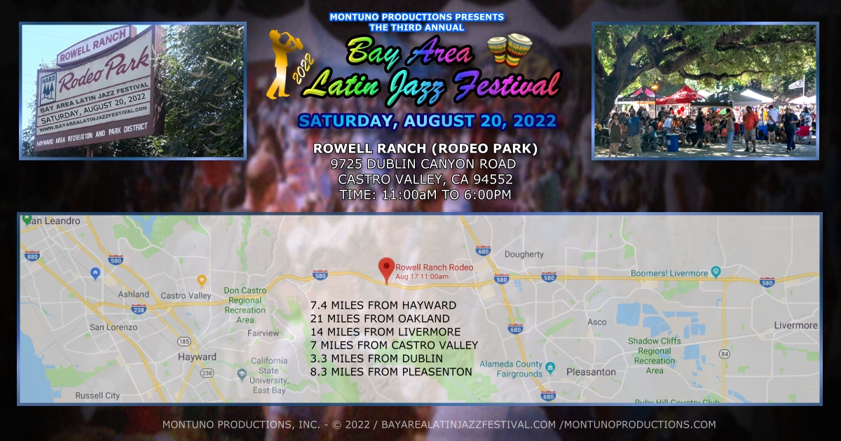 Bay Area Latin Jazz Festival Promo Rowell Ranch 2021 1200 3